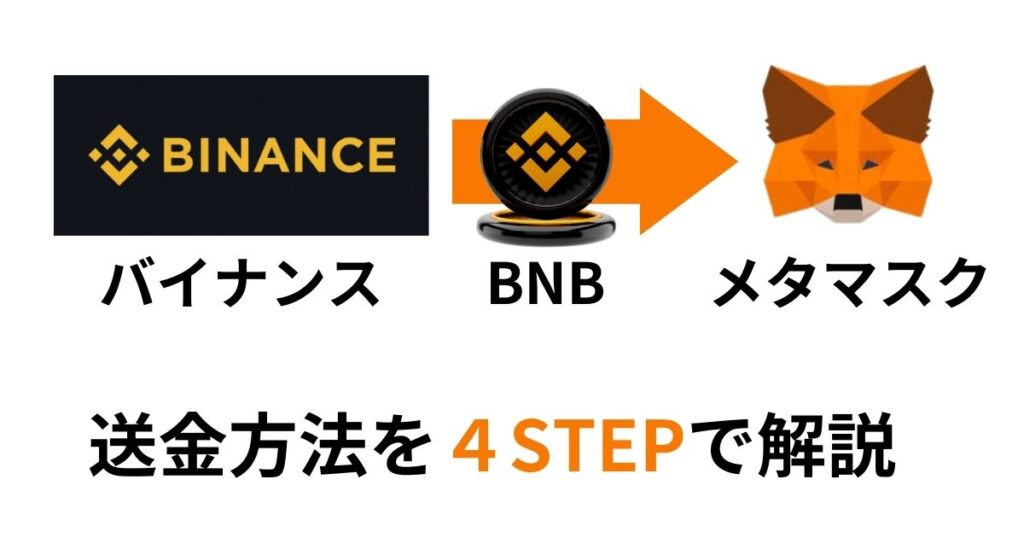Binance(バイナンス)からMetamask(メタマスク)にBNBを送金する方法