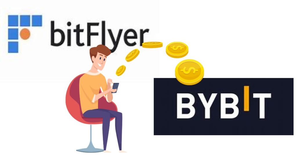 ビットフライヤー(bitFlyer)からバイビット(Bybit)にリップル(XRP)を送金する方法